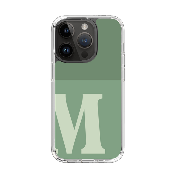Slim Protection Case［ Original - initial two tone - M green ］