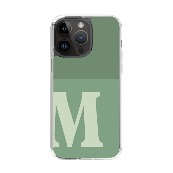 Slim Protection Case［ Original - initial two tone - M green ］