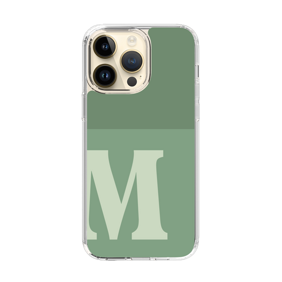 Slim Protection Case［ Original - initial two tone - M green ］