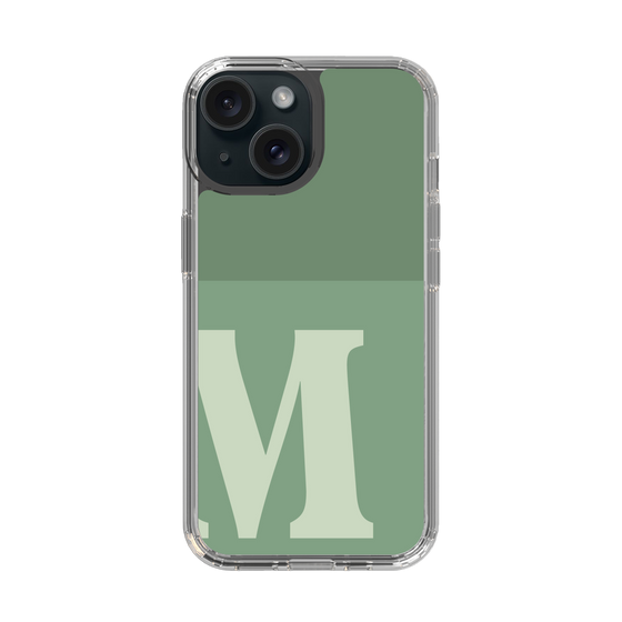 Slim Protection Case［ Original - initial two tone - M green ］