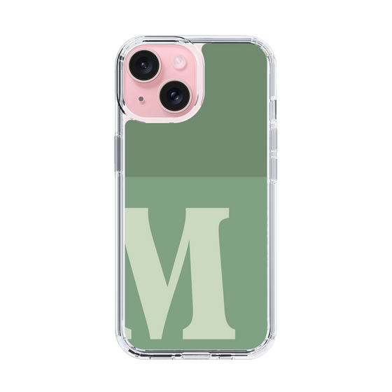 Slim Protection Case［ Original - initial two tone - M green ］