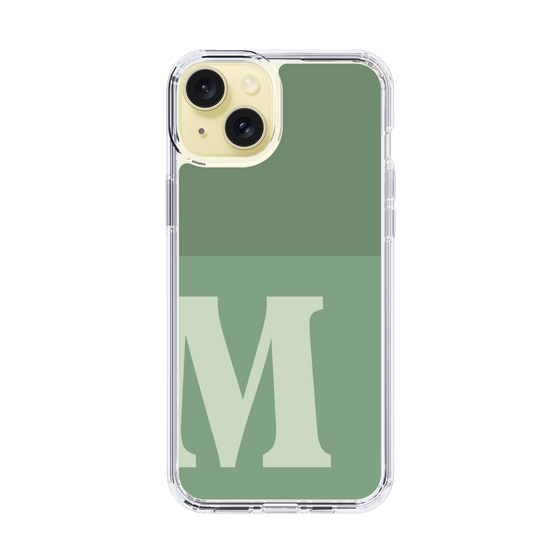 Slim Protection Case［ Original - initial two tone - M green ］
