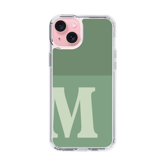Slim Protection Case［ Original - initial two tone - M green ］