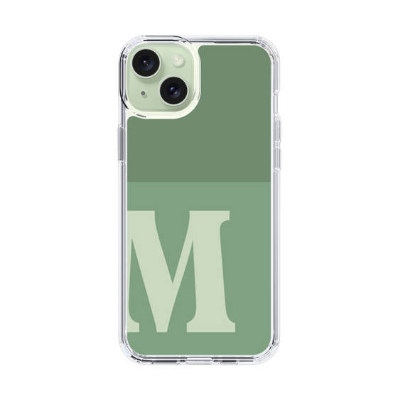 Slim Protection Case［ Original - initial two tone - M green ］