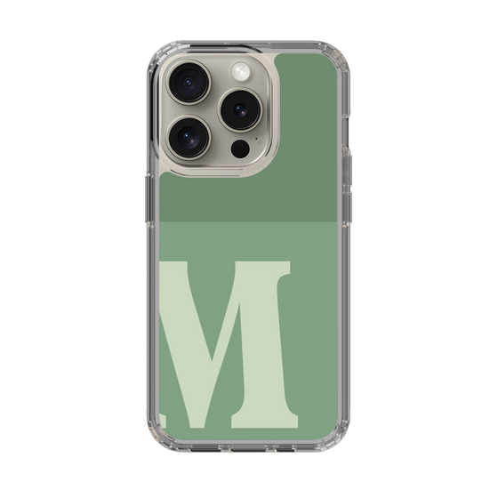 Slim Protection Case［ Original - initial two tone - M green ］