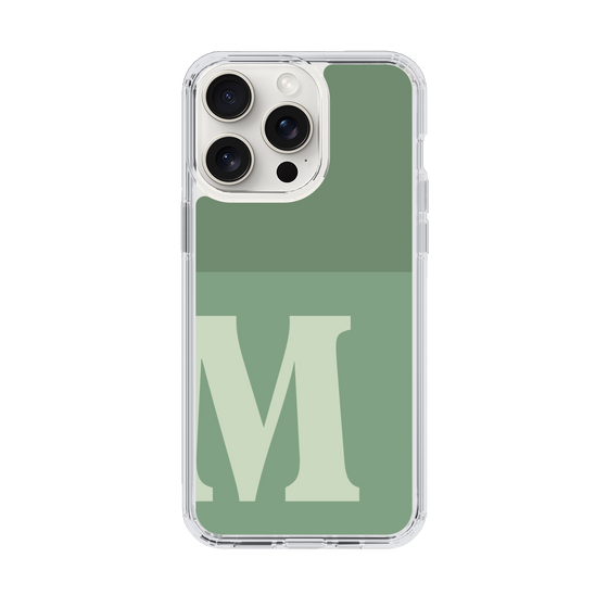 Slim Protection Case［ Original - initial two tone - M green ］