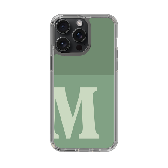 Slim Protection Case［ Original - initial two tone - M green ］