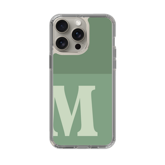 Slim Protection Case［ Original - initial two tone - M green ］