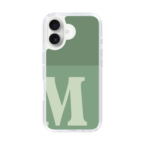 Slim Protection Case［ オリジナル - initial two tone - M green ］
