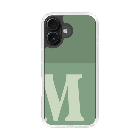Slim Protection Case［ オリジナル - initial two tone - M green ］