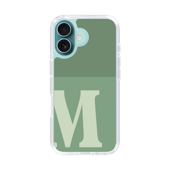 Slim Protection Case［ オリジナル - initial two tone - M green ］