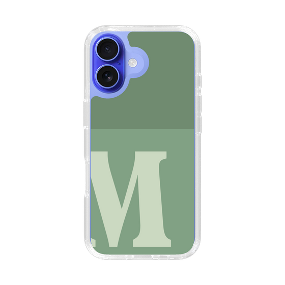 Slim Protection Case［ オリジナル - initial two tone - M green ］
