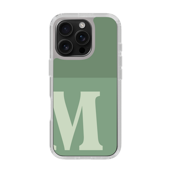 Slim Protection Case［ オリジナル - initial two tone - M green ］