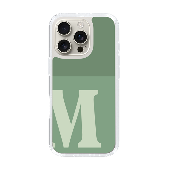 Slim Protection Case［ オリジナル - initial two tone - M green ］