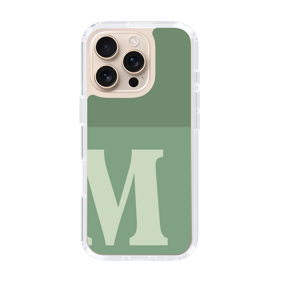 Slim Protection Case［ オリジナル - initial two tone - M green ］