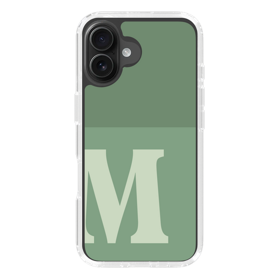 Slim Protection Case［ オリジナル - initial two tone - M green ］