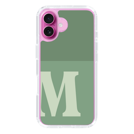 Slim Protection Case［ オリジナル - initial two tone - M green ］