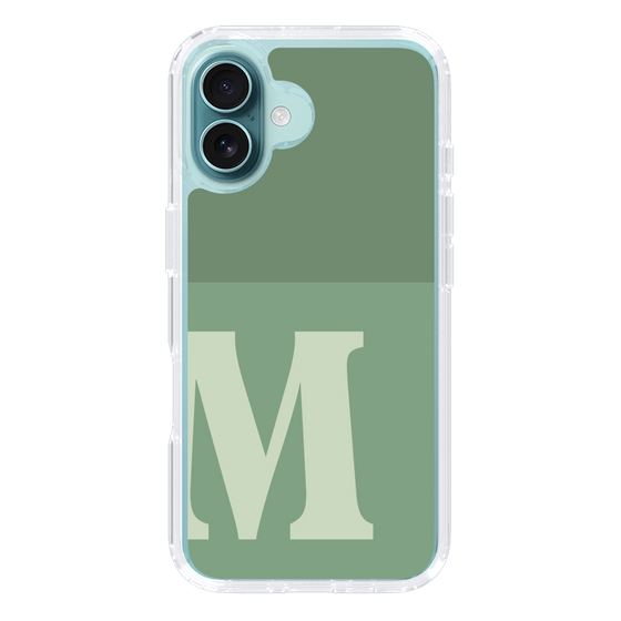 Slim Protection Case［ オリジナル - initial two tone - M green ］