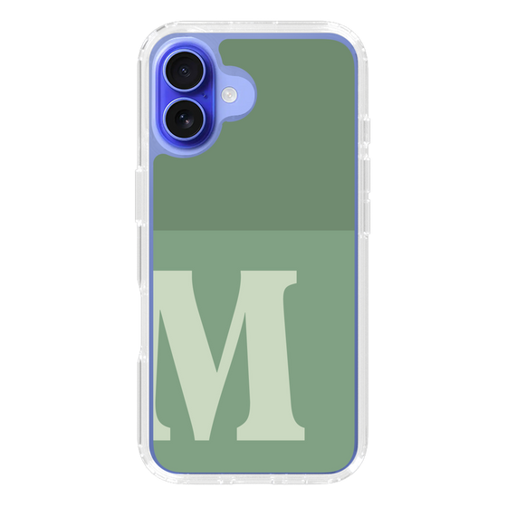 Slim Protection Case［ オリジナル - initial two tone - M green ］