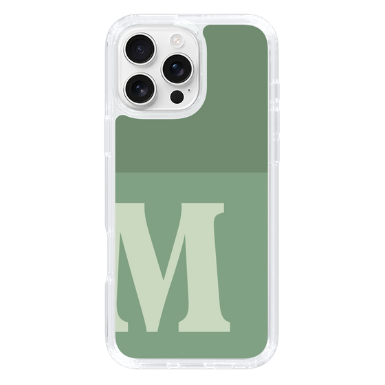 Slim Protection Case［ オリジナル - initial two tone - M green ］