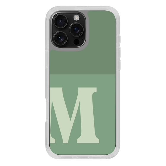 Slim Protection Case［ オリジナル - initial two tone - M green ］