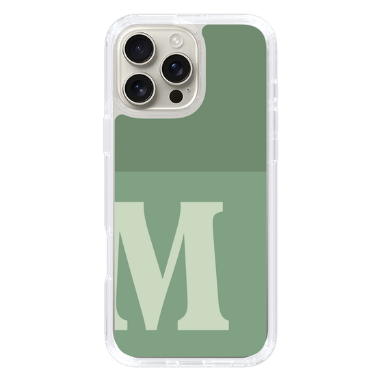 Slim Protection Case［ オリジナル - initial two tone - M green ］