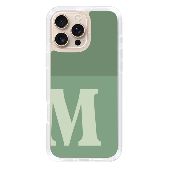 Slim Protection Case［ オリジナル - initial two tone - M green ］