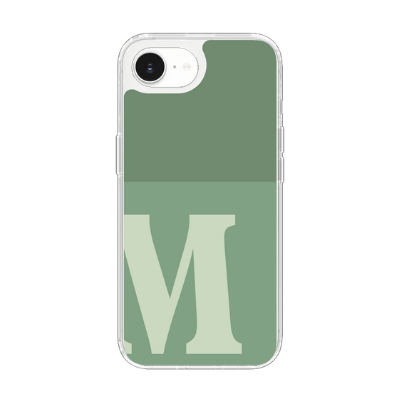 Slim Protection Case［ Original - initial two tone - M green ］