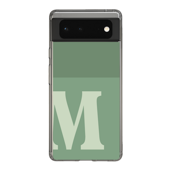 Slim Protection Case［ Original - initial two tone - M green ］