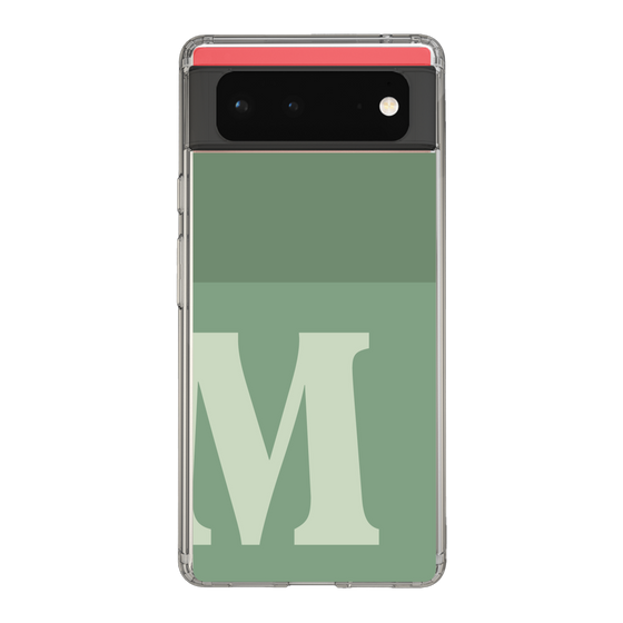 Slim Protection Case［ Original - initial two tone - M green ］