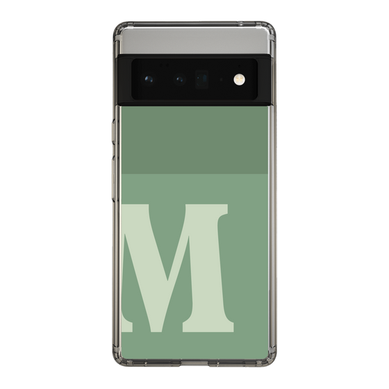 Slim Protection Case［ Original - initial two tone - M green ］