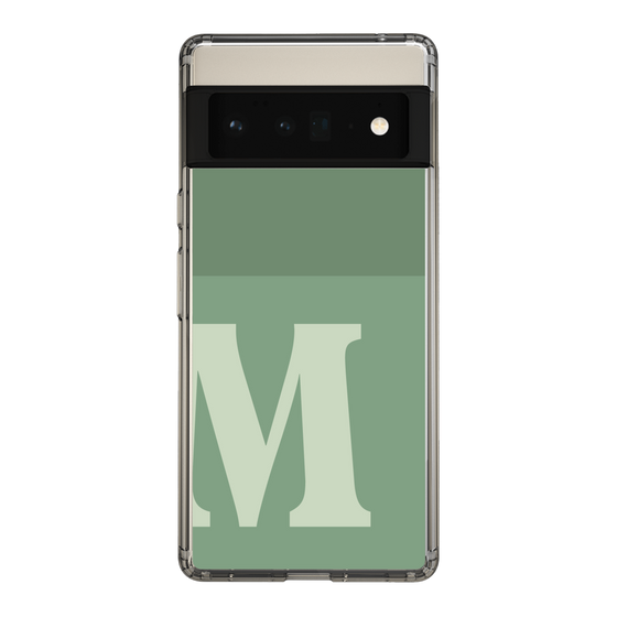 Slim Protection Case［ Original - initial two tone - M green ］