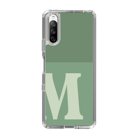 Slim Protection Case［ Original - initial two tone - M green ］