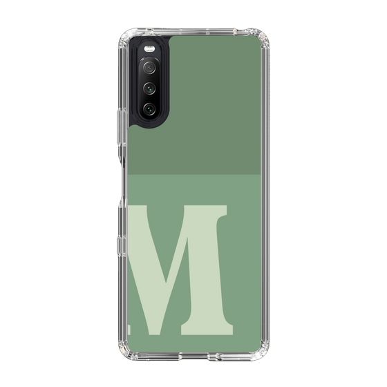Slim Protection Case［ Original - initial two tone - M green ］