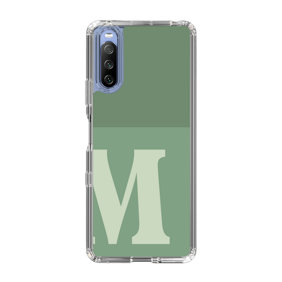 Slim Protection Case［ Original - initial two tone - M green ］