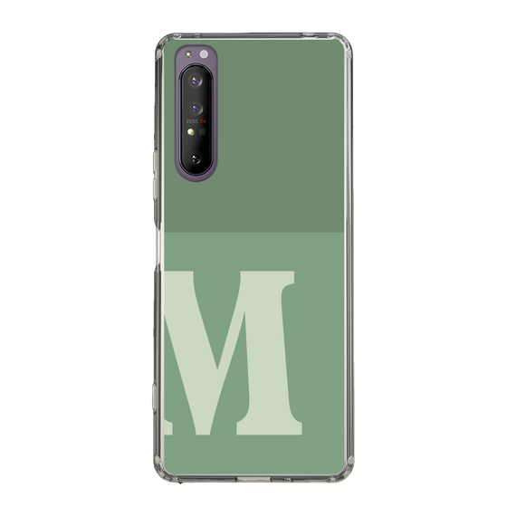 Slim Protection Case［ Original - initial two tone - M green ］
