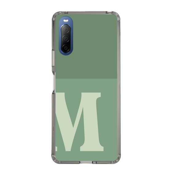 Slim Protection Case［ Original - initial two tone - M green ］