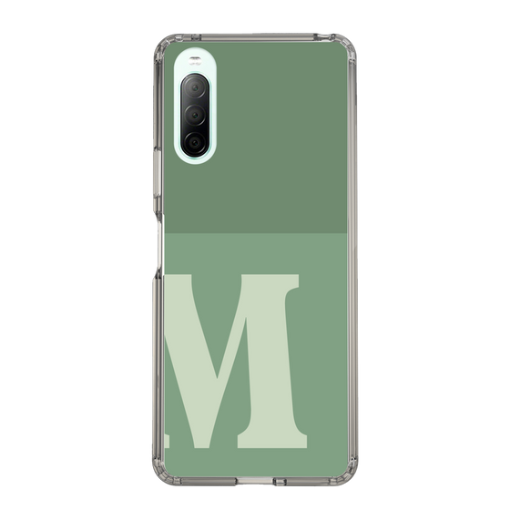 Slim Protection Case［ Original - initial two tone - M green ］