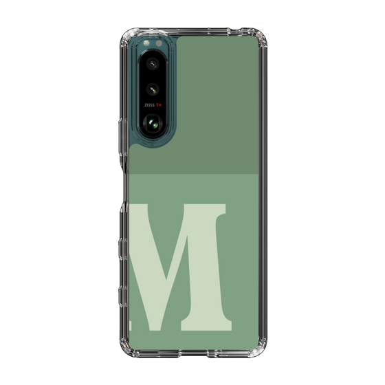 Slim Protection Case［ Original - initial two tone - M green ］