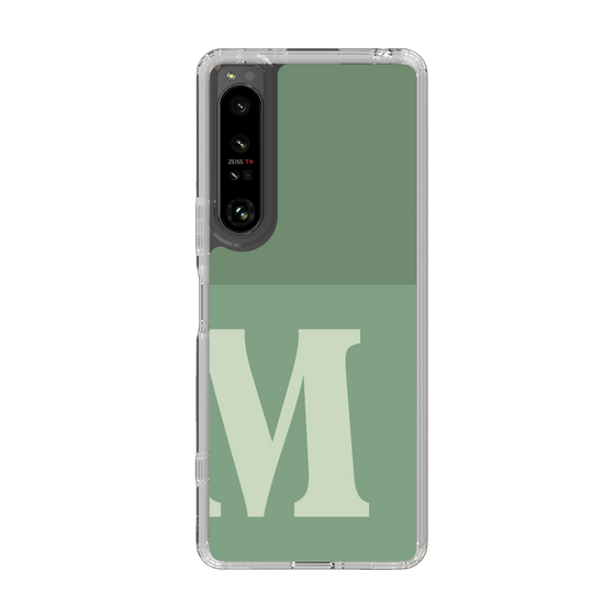 Slim Protection Case［ Original - initial two tone - M green ］