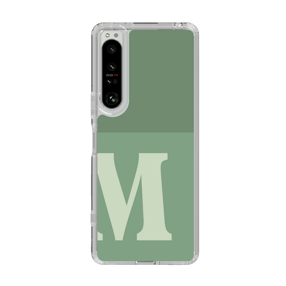Slim Protection Case［ Original - initial two tone - M green ］