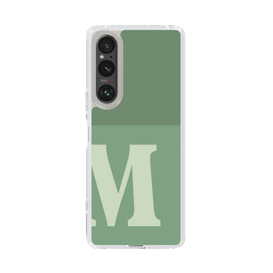 Slim Protection Case［ Original - initial two tone - M green ］