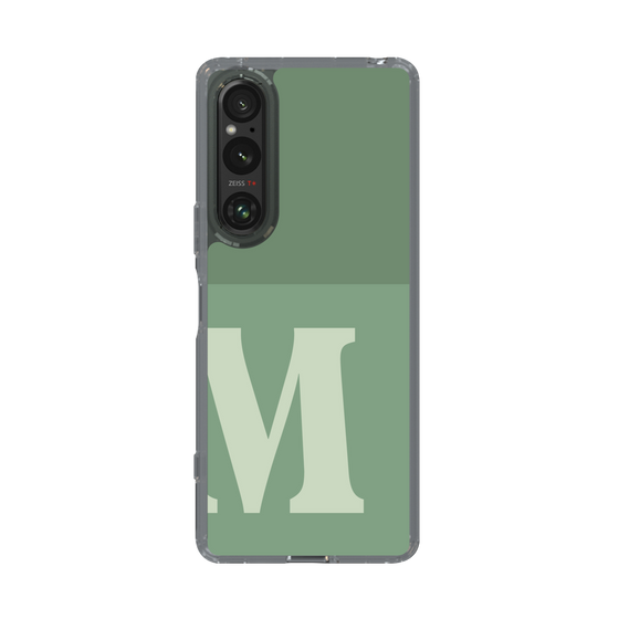 Slim Protection Case［ Original - initial two tone - M green ］
