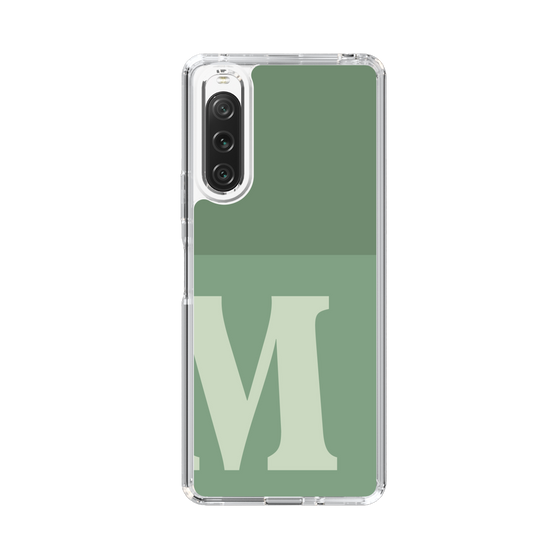 Slim Protection Case［ Original - initial two tone - M green ］
