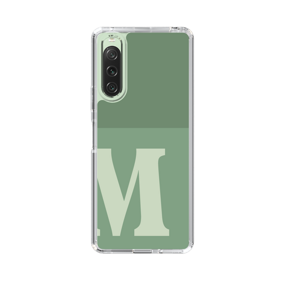 Slim Protection Case［ Original - initial two tone - M green ］