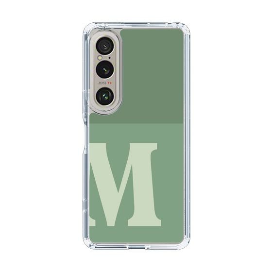 Slim Protection Case［ Original - initial two tone - M green ］