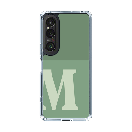 Slim Protection Case［ Original - initial two tone - M green ］