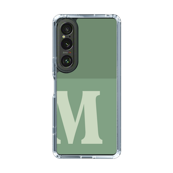 Slim Protection Case［ Original - initial two tone - M green ］