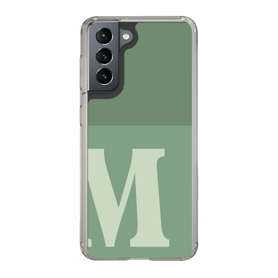 Slim Protection Case［ Original - initial two tone - M green ］