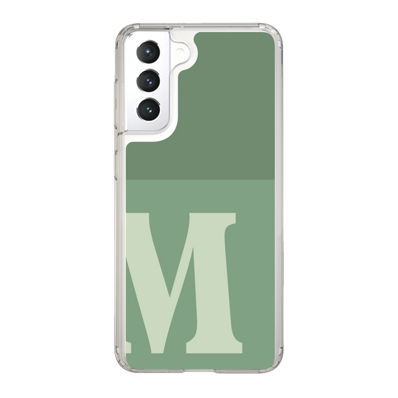 Slim Protection Case［ Original - initial two tone - M green ］